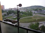 Měření hluku z dopravy v chráněném venkovním prostoru bytového domu v Brně