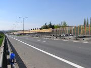 Protihluková stěna u dálnice D1 v Brně-Starém Lískovci
